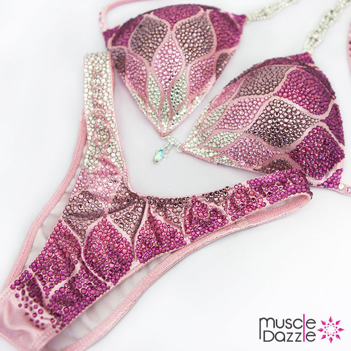 Pink Figure Competition Suit