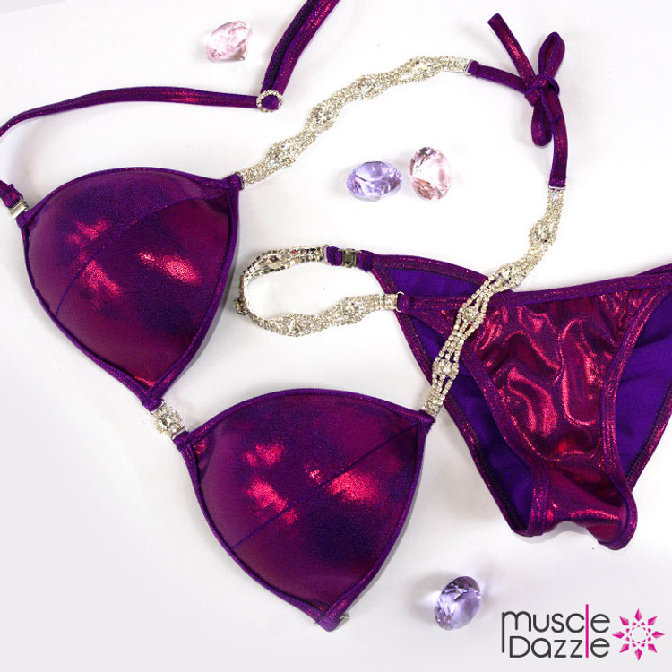 Mulberry Purple Competition Bikini