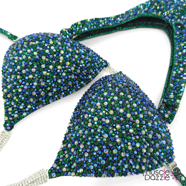 Emerald Figure Competition Suit