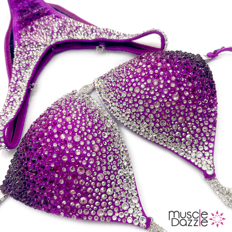 Magenta Figure Competition Suit