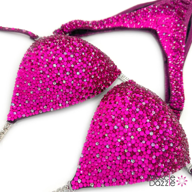 Fuchsia Figure Competition Suit