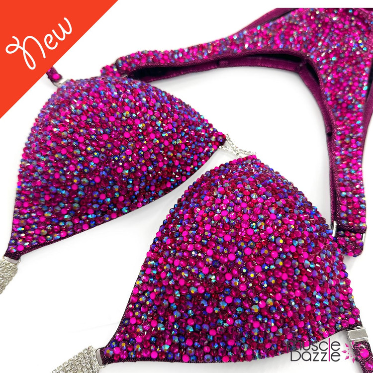 Fuchsia Pink Figure Suit