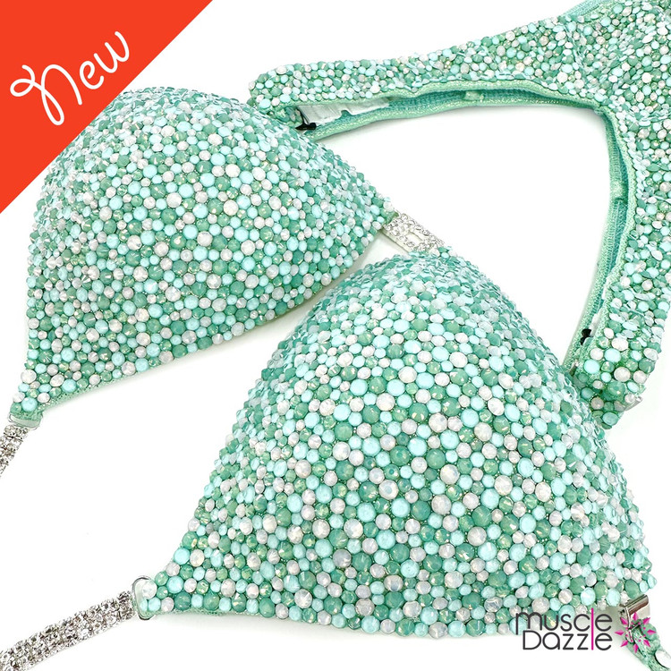 Seafoam Sparkle Figure Suit
