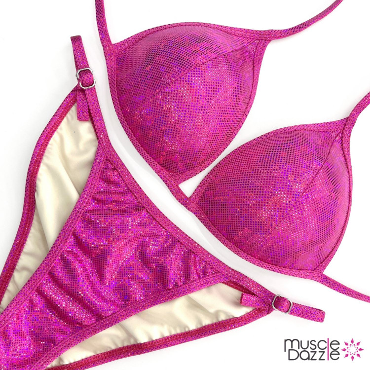 Pink NPC Fit Model Competition Suit