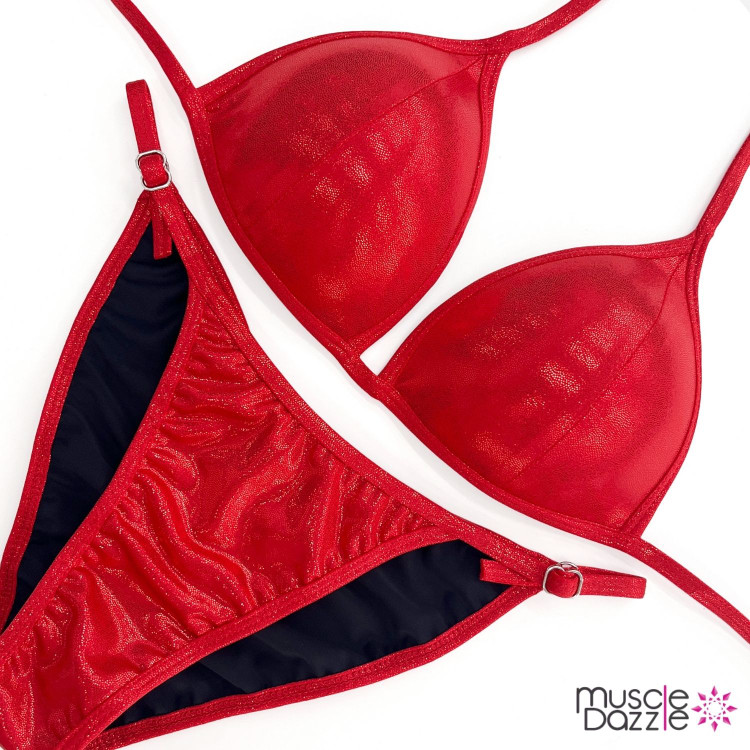 Red NPC Fit Model Competition Suit (FM037)