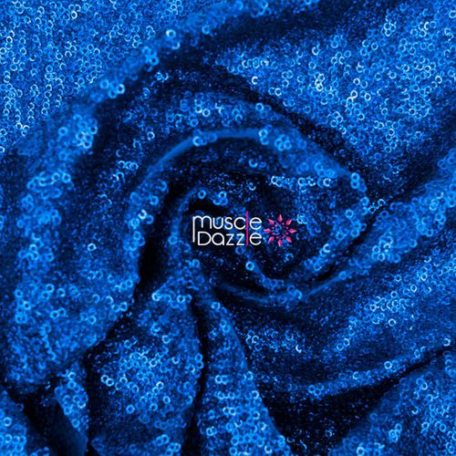 Royal Blue Sequin Undecorated Wellness Competition Suit