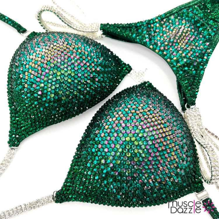 Peacock Plume Competition Bikini