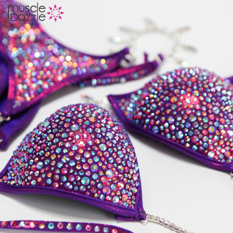 Purple Crystal Competition Bikini 