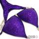 Purple sequins Competition Bikini