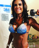 Blue Ombre Crystal Competition Bikini
