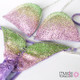 Purple / Green Ombre Crystal Bikini (CB223)