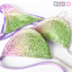 Purple / Green Ombre Crystal Bikini (CB223)
