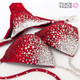 Red Crystal Competition Bikini (CB228)