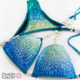 Blue Ombre Crystal Bikini