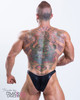Black Bodybuilding Posing Trunks (wet look)