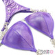 Lilac / Light purple competition bikini