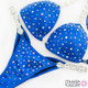 Affordable royal blue competition bikini