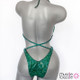 Affordable green figure competition suit