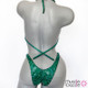 Affordable green figure competition suit