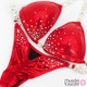 Affordable red competition bikini