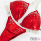 affordable red competition bikini