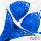 Affordable royal blue competition bikini