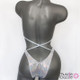 Silver Hologram Plain Figure Suit