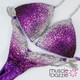 Purple Ombre Competition Bikini