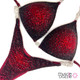 Dark Red Crystal Competition Bikini (CB646)