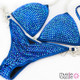 Navy Blue Crystal Competition Bikini