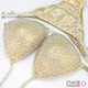 Gold Crystal Competition Bikini