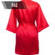 Red personalized bikini competition back stage robe