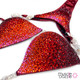 Orange Red Fire Competition Bikini