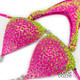 Fluro Pink And Green Figure Suit