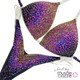 Purple and Gold  Ombre Competition Bikini