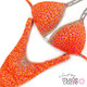 Vivid Orange Figure Suit