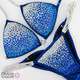 Sapphire blue crystal competition bikini (New)