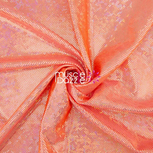 Orange competition bikini spandex fabric