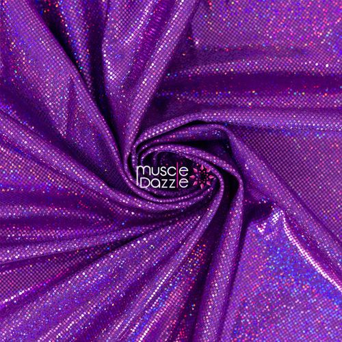 Purple competition bikini spandex fabric