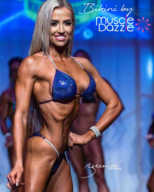 Blue Competition bikini