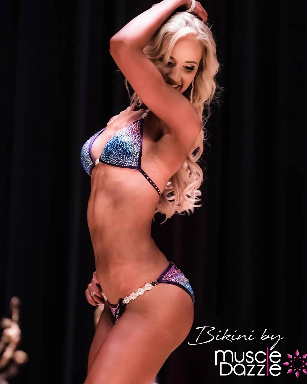 Blue Competition bikini