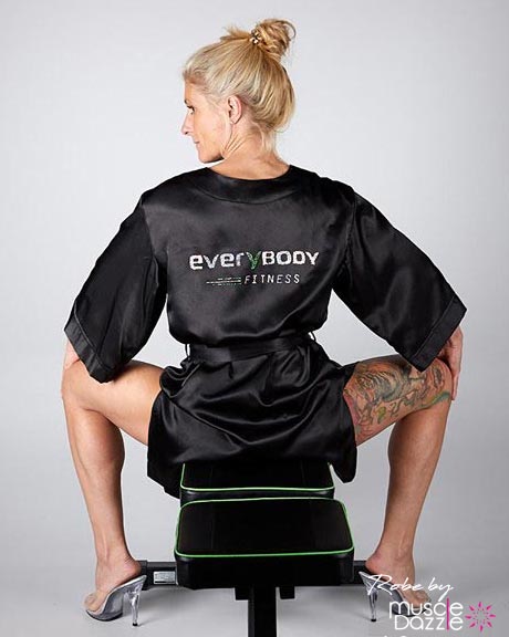 Black Personalized Competition Robe