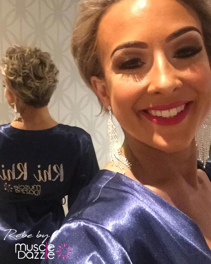 Navy blue Personalized Competition Robe