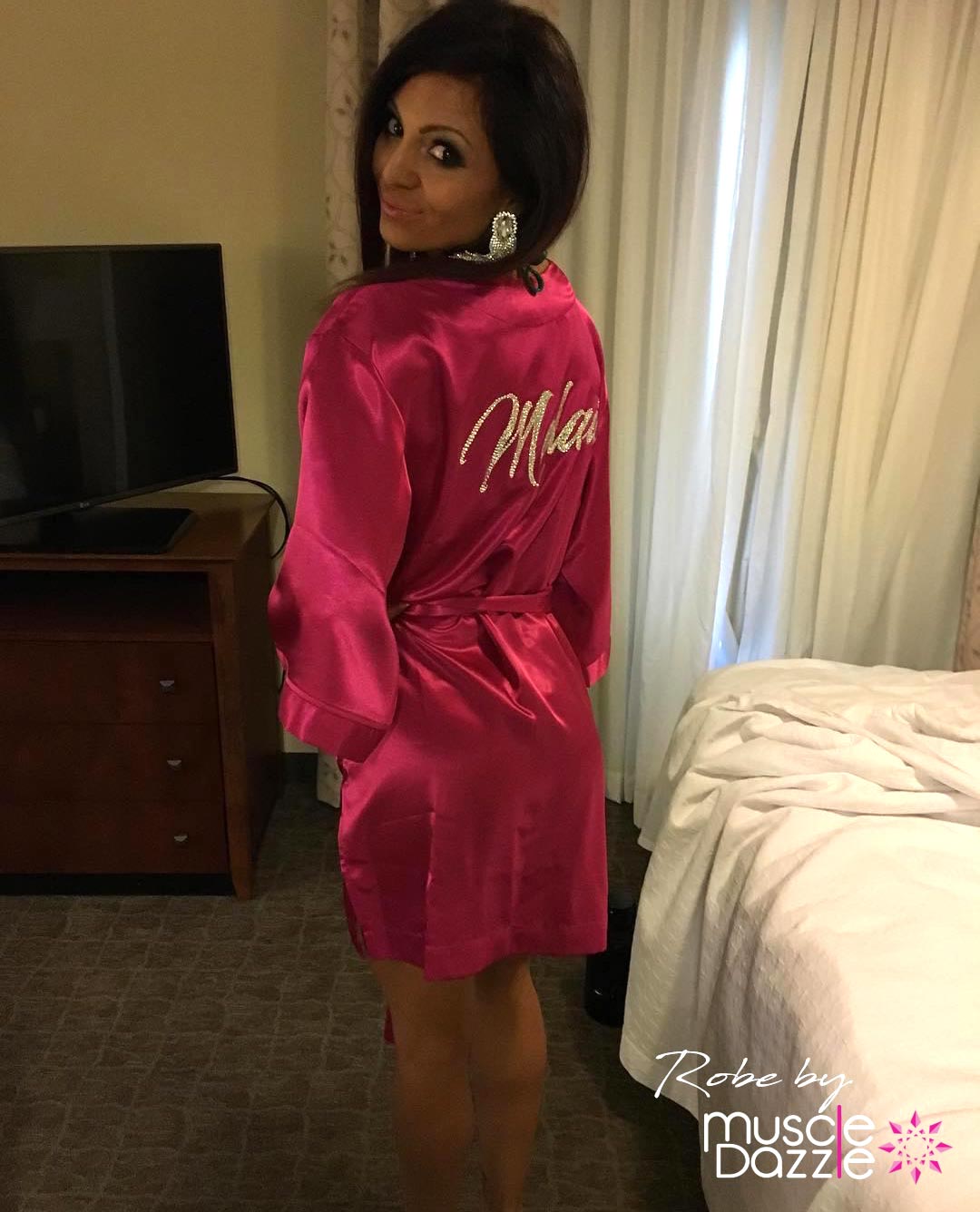 Pink Personalized Competition Robe