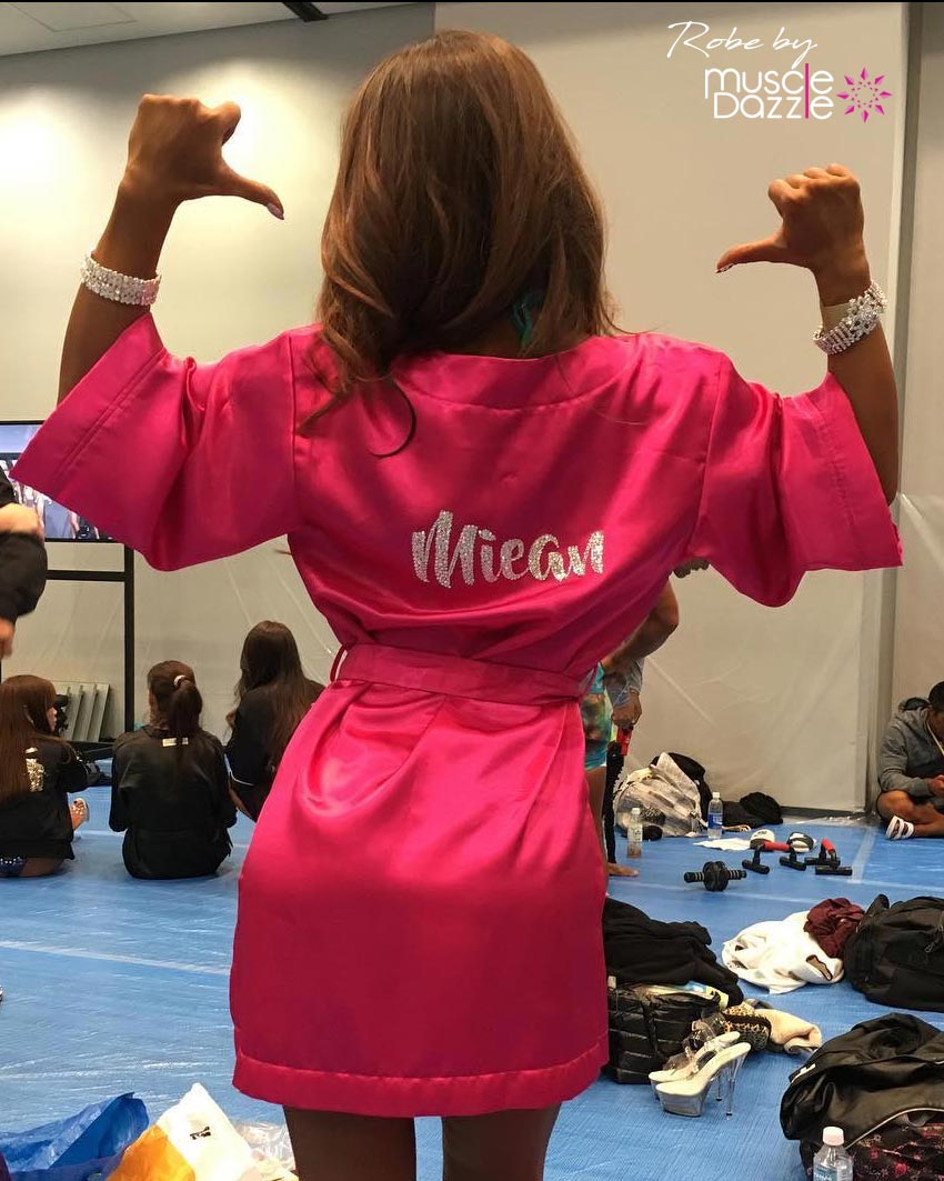 Pink Personalized Competition Robe