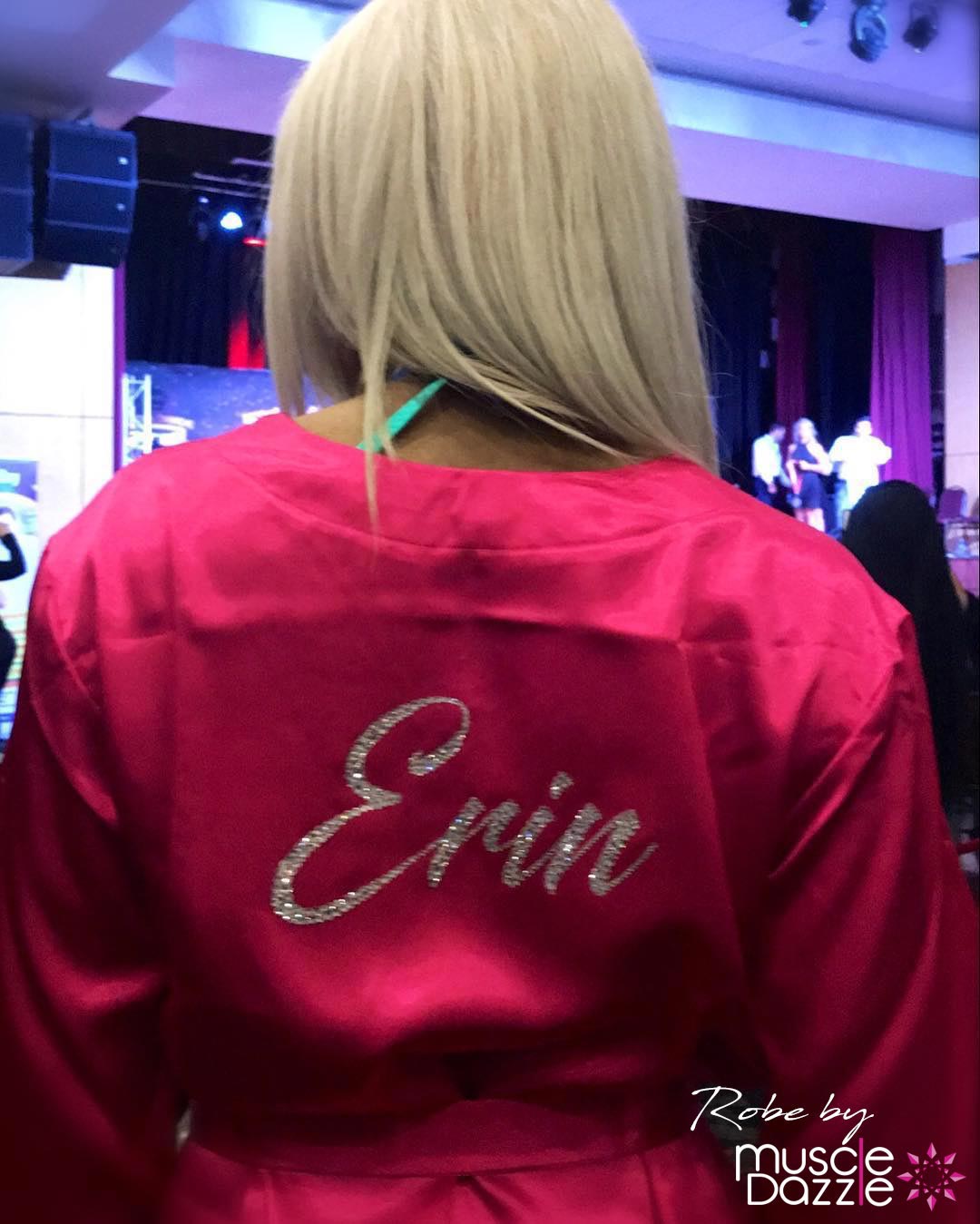 Pink Personalized Competition Robe