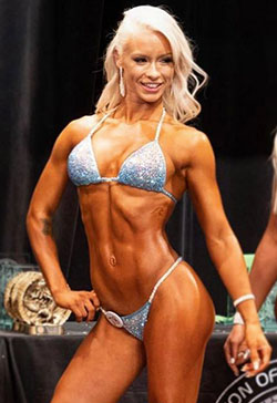 Light blue Competition Bikini