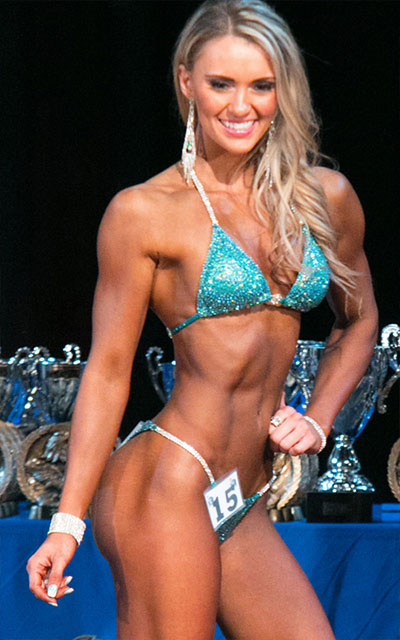 Aqua competition bikini