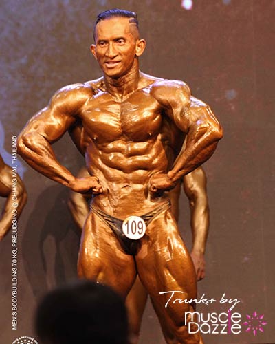 Black Bodybuilding Posing Trunks