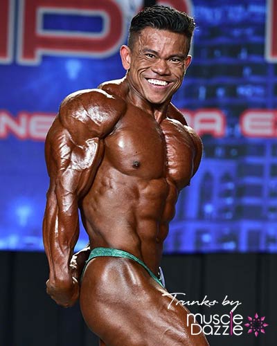 Green Green Bodybuilding Posing Trunks